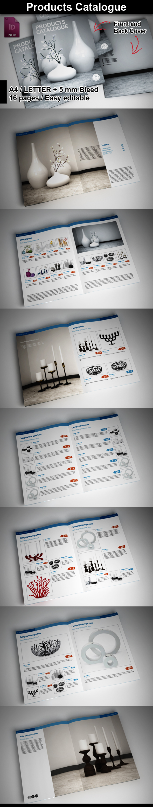 InDesign Products Catalog