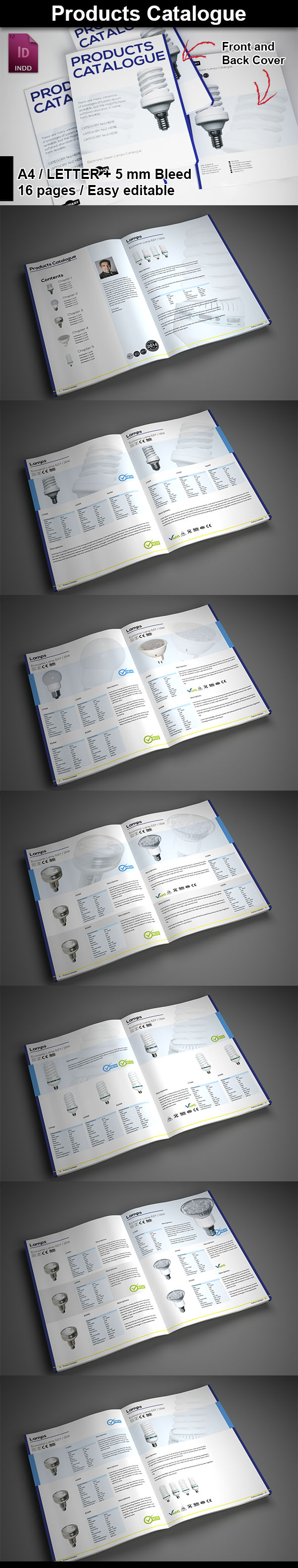 Products InDesign Brochure Template