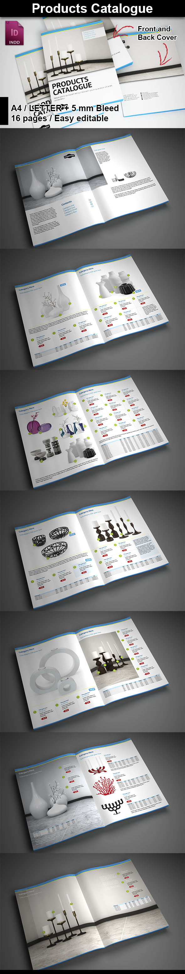 Products InDesign Brochure Template