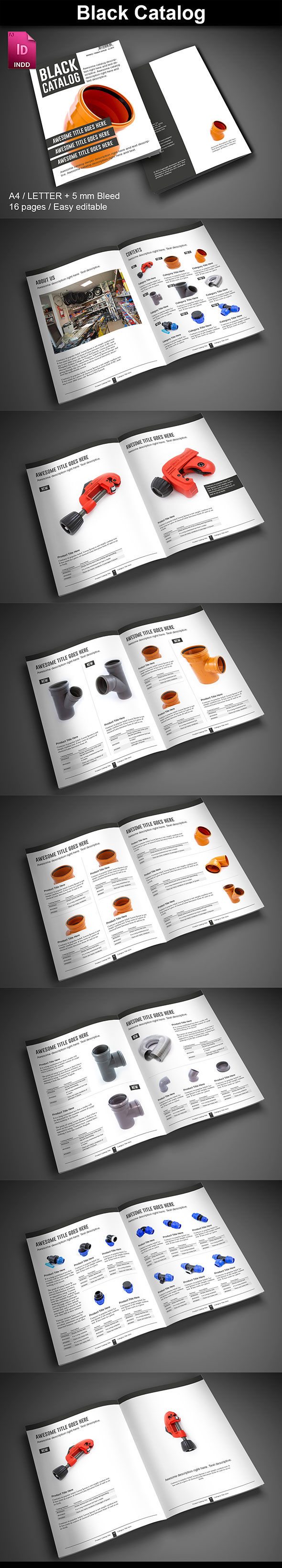 Catalog InDesign Brochure Template