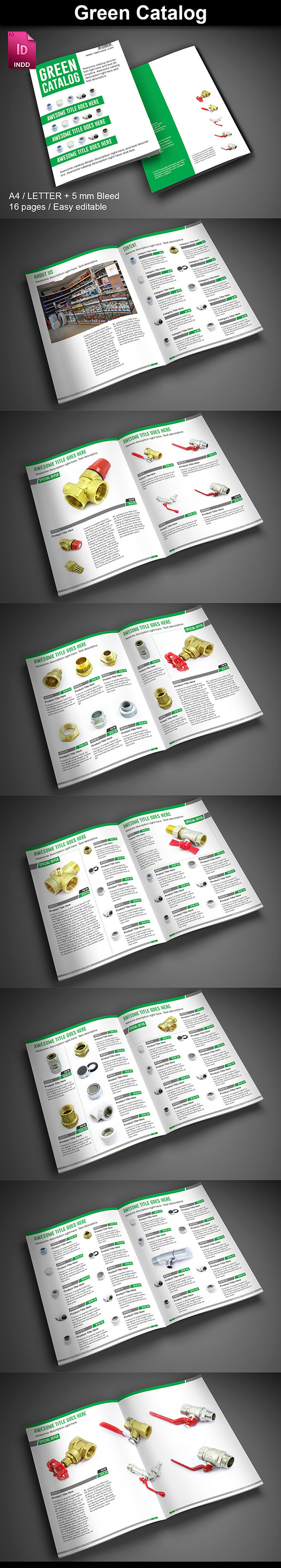 Catalog InDesign Brochure Template