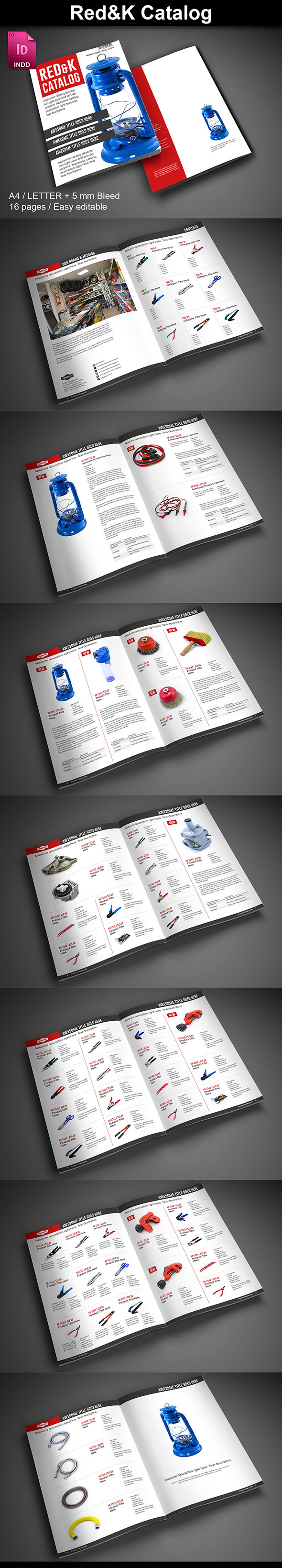 Catalog InDesign Brochure Template